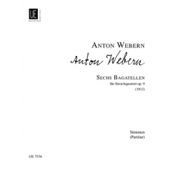 6 Bagatellen op.9 : für - Anton von Webern