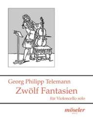 12 Fantasien : für Violoncello solo - Georg Philipp Telemann