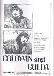 Golowin singt Gulda : für Gesang, - Friedrich Gulda