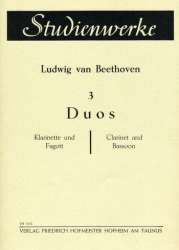 3 Duos für Klarinette und Fagott - Ludwig van Beethoven