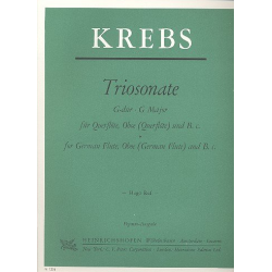 Triosonate G-Dur : für Flöte, - Johann Ludwig Krebs