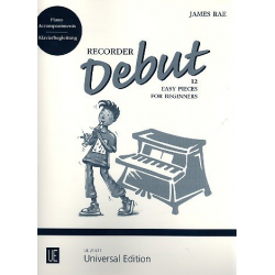 Recorder Debut (+CD) : für Blockflöte (S/A) - James Rae