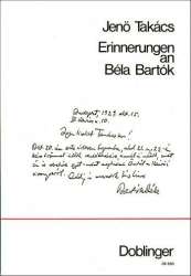 Erinnerungen an Bela Bartok - Jenö Takacs