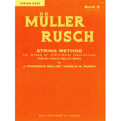 MÜLLER RUSCH - String Method Book 3 : Violin - Frederick J. Müller
