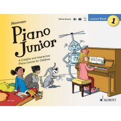 Piano junior - Lesson Book vol.1 (+Online Audio Download) : -Hans-Günter Heumann