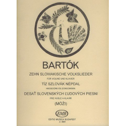 10 slowakische Volkslieder aus - Bela Bartok