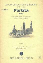 Partita D- Dur : für 2 Hörner, Violine, - Johann Baptist Georg Neruda