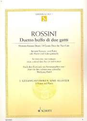 Katzenduett : für 2 Stimmen und Klavier - Gioacchino Rossini