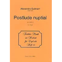 Postlude nuptiale op.69,2 : - Alexandre Guilmant