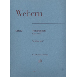 Variationen op.27 : - Anton von Webern