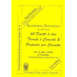 66 Duette Band 3 (Nr.45-66) - Bartholimeo Bismantova