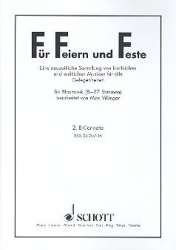 Für Feiern und Feste (05 Klarinette 2 in Bb) - Max Villinger