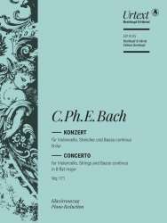 Konzert B-Dur Wq171 : für - Carl Philipp Emanuel Bach / Arr. Ulrich Leisinger