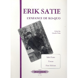L'enfance de ko-quo : für Klavier - Erik Satie