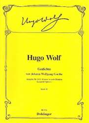 Gedichte von Johann Wolfgang von Goethe Heft 2 - Hugo Wolf