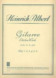 Gitarre-Etüden-Werk Band 4 : - Heinrich Albert