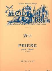 Prière : pour tenor et piano (fr) - Jules Massenet