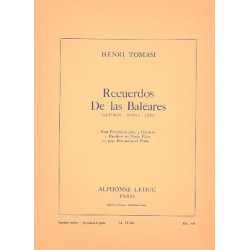 Recuerdos de las Baleares : pour percussion - Henri Tomasi