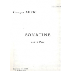Sonatine : pour piano - Georges Auric
