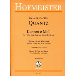 Konzert e-Moll QV5:113 für Flöte, Streicher - Johann Joachim Quantz
