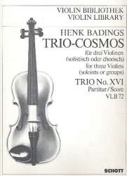 Cosmos Trio Nr.16 : für 3 Violinen -Henk Badings