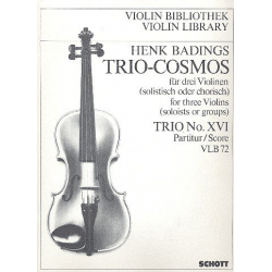 Cosmos Trio Nr.16 : für 3 Violinen -Henk Badings
