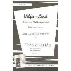 Vilja-Lied (Es lebt eine Vilja, ein Waldmägdelein) - Franz Lehár