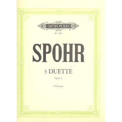 3 Duette op.3 : für 2 Violinen - Louis Spohr