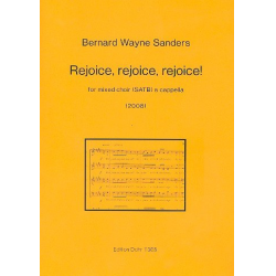Rejoice rejoice rejoice : für gem Chor - Bernard Wayne Sanders