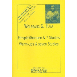 Basisübungen Band 2 : Einspielübungen und 7 studies - Wolfgang G. Haas