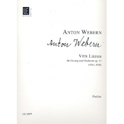 4 Lieder op.13 : für Singstimme und - Anton von Webern