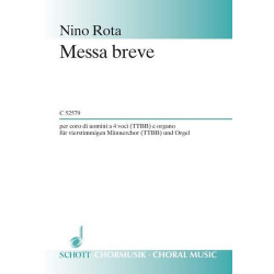 Messa breve für vierstimmigen Männerchor (TTBB) -Nino Rota