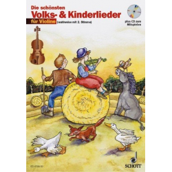 Die schönsten Volks- und Kinderlieder - 1-2 Violinen