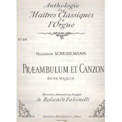 Preambulum et Canzon no.68 : für Orgel - Heinrich Scheidemann