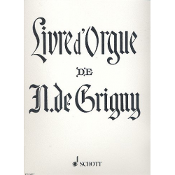 Livre d'orgue -Nicolas de Grigny