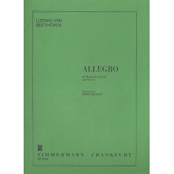 Allegro : für Viola (Violine) - Ludwig van Beethoven / Arr. Armin Schmidt