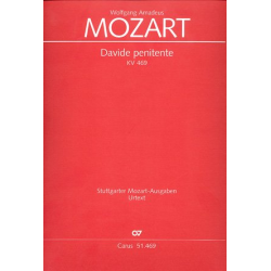 Davide penitente KV469 : für Soli, - Wolfgang Amadeus Mozart