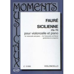Sicilienne op.78 pour violoncelle - Gabriel Fauré