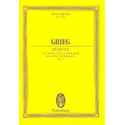 Streichquartett g-Moll op.27 : - Edvard Grieg