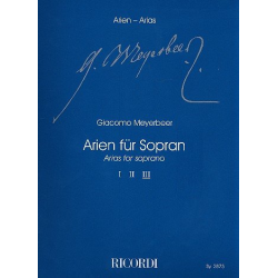 Arien für Sopran Band 3 : für Sopran - Giacomo Meyerbeer