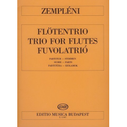 Trio für 3 Flöten - Laszlo Zempleni