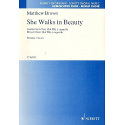 She walks in Beauty : - Matthew Brown