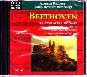 CD: Beethoven: Ausgewählte Werke für Klavier / Selected Works for Piano -Ludwig van Beethoven / Arr.Diane Hidy