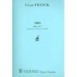 Trio op.1,1 : für Violine, Violoncello - César Franck
