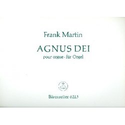 Agnus Dei : für Orgel, 1926/1966 - Frank Martin