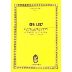 Roman Carnival op.9 : für - Hector Berlioz