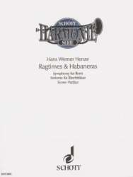 BRASS BAND: Ragtimes & Habaneras (Partitur) - Hans Werner Henze / Arr. Henning Brauel