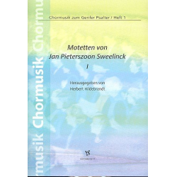 Motetten Band 1 : für gem Chor a cappella - Jan Pieterszoon Sweelinck