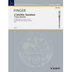 2 leichte Sonaten : für - Gottfried Finger
