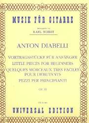 Vortrgasstücke für Anfänger op.39 : - Anton Diabelli